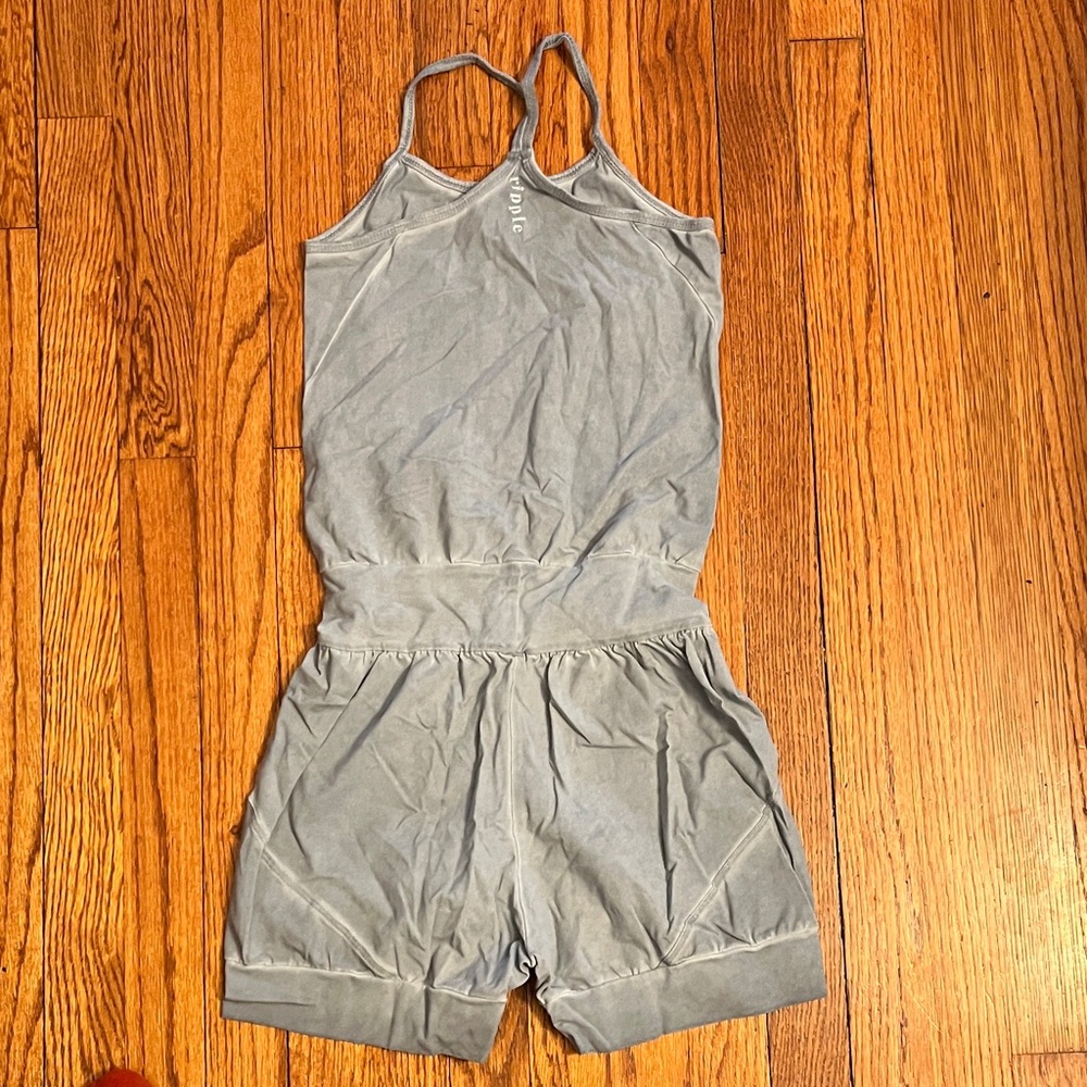 Elegant Gray Women's Romper - Picture 2 of 2